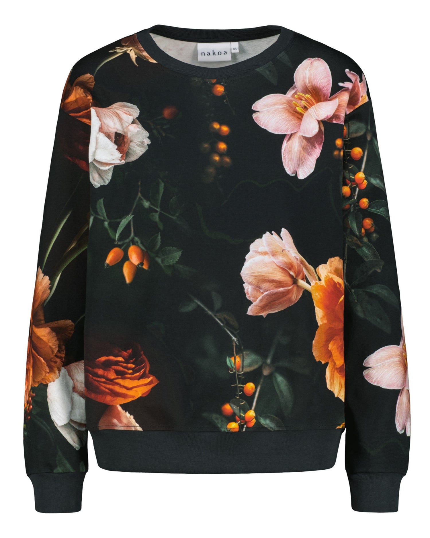 Casual Chic Print Shirt Copper Flower