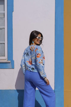 Casual Chic Print Shirt Serein