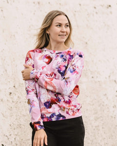 Casual Chic Print Shirt Coral Reef Pink - IVALO.COM