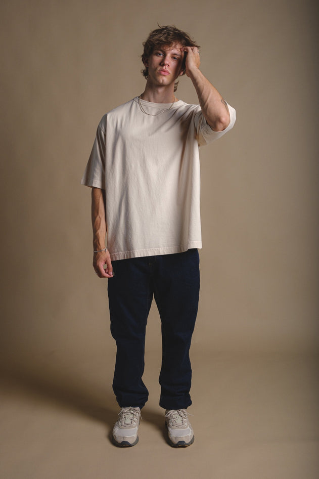 Essential Garment Heavyweight Oversized T-Shirt Pearled Ivory