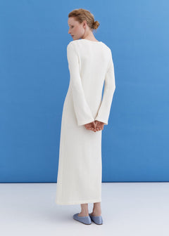 Knitted Cotton Maxi Dress