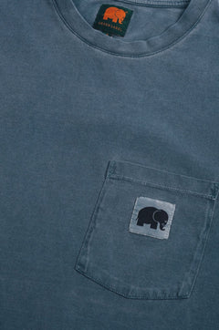 Garza Pigment Dyed T-Shirt Elm Green