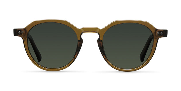 Chauen Large Sunglasses Mustard Olive