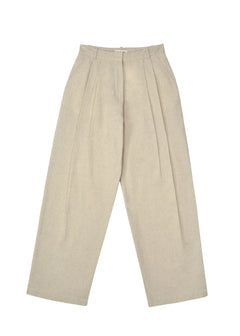 Chloe Linen Trousers Beige
