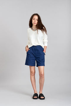 Clover Linen Knit White