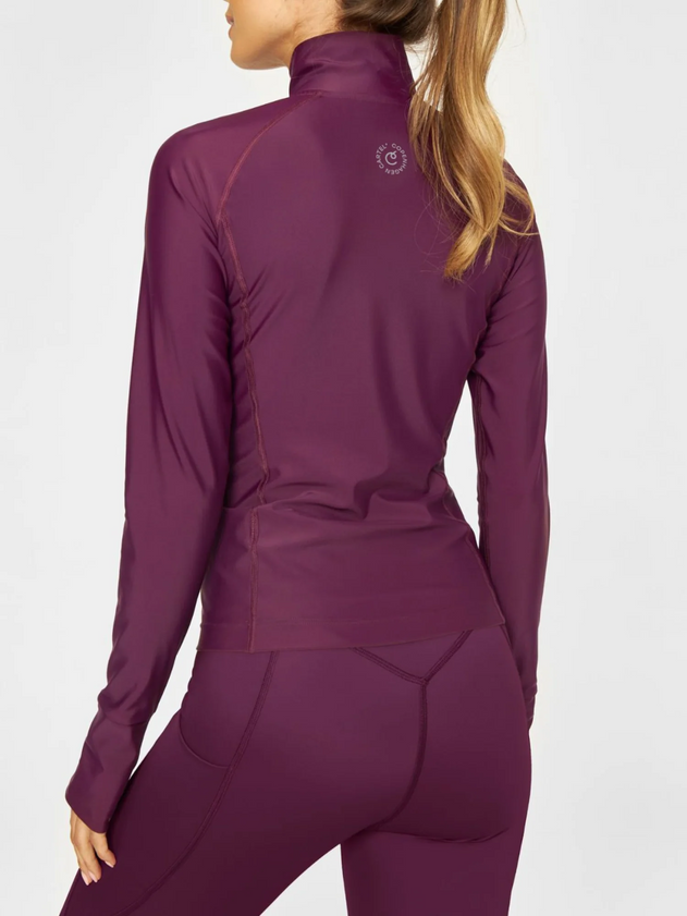 Elevate Long Sleeve Sport Top Deep Purple