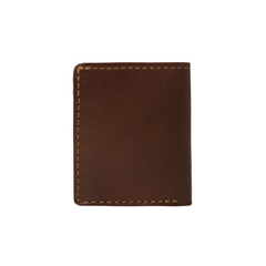 Leather Wallet Mod 111 Cuoio Dark Brown