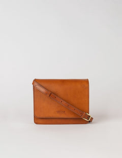 Audrey Mini Classic Leather Cognac