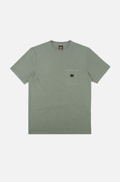 Garza Pigment T-Shirt Silver Green