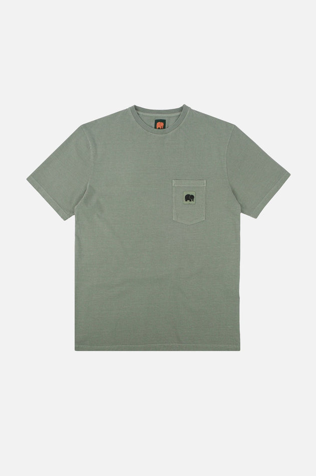 Garza Pigment T-Shirt Silver Green