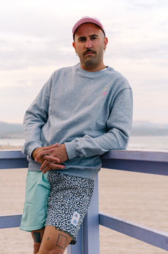Antonyo Marest x Trendsplant Art Hut Sweater Sport Grey