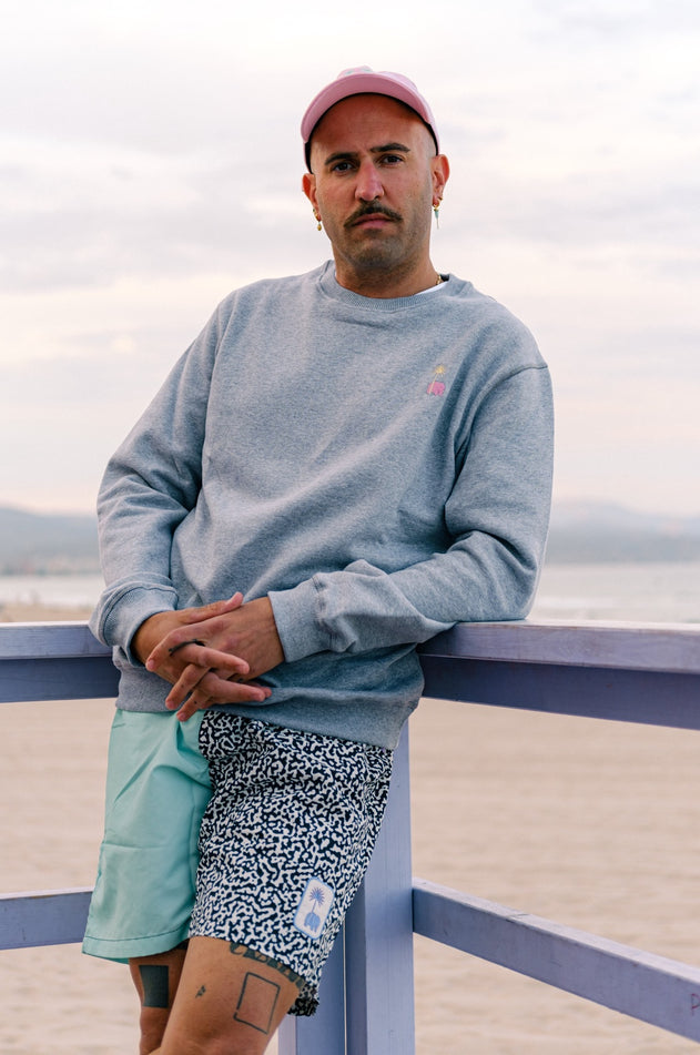 Antonyo Marest x Trendsplant Art Hut Sweater Sport Grey