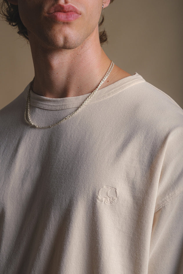 Essential Garment Heavyweight Oversized T-Shirt Pearled Ivory
