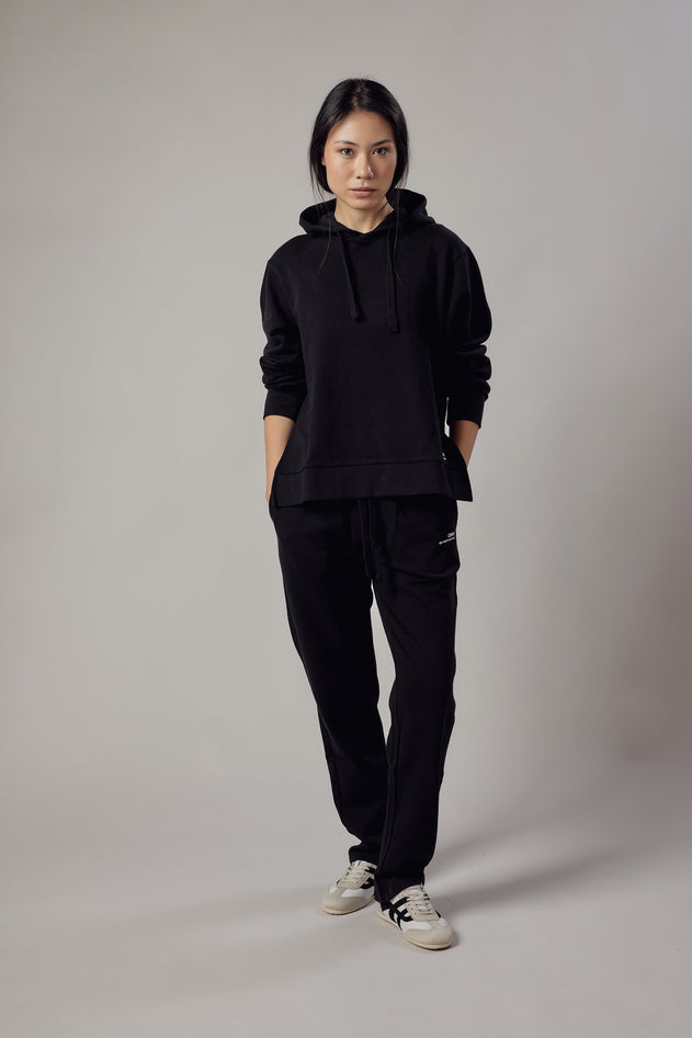 Women's Hoodie With Side Slits