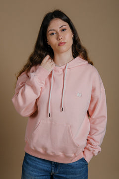 Trendsplant Organic Essential Oversized Hoodie Pale Pink
