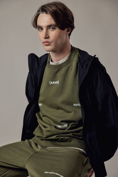 Men's Loose Fit Crewneck Sweatshirt
