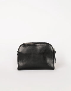 Emily Leather Strap Stromboli Leather Black