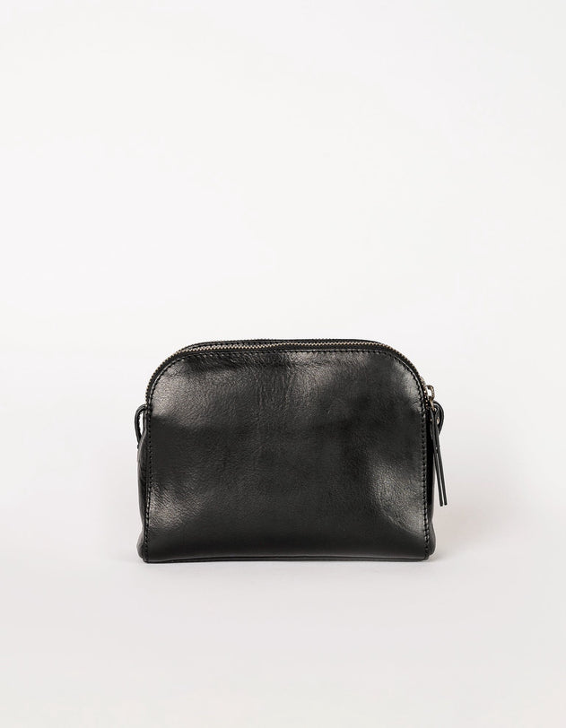Emily Leather Strap Stromboli Leather Black
