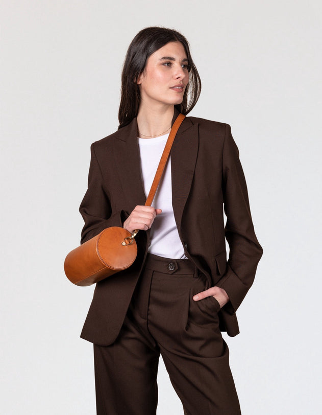 Izzy Classic Leather Cognac