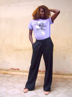 Virtaus Ribbed Knit Pants Black