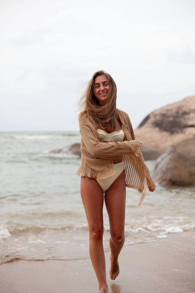 Sole Linen Cardigan Sand