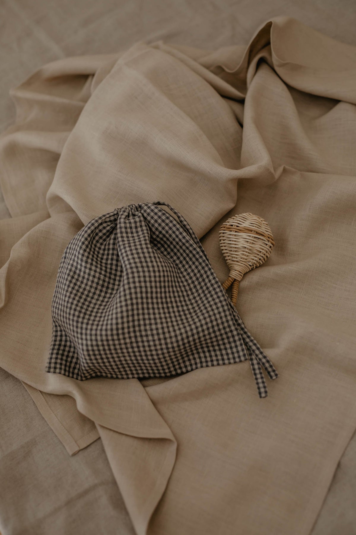 Linen storage bag set