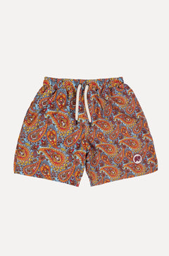 Caribbean Paisley SEAQUAL®YARN Swim Trunks