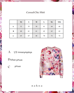 Casual Chic Print Shirt Coral Reef Pink