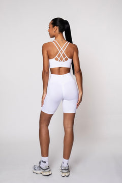 Earth Sports Bra White