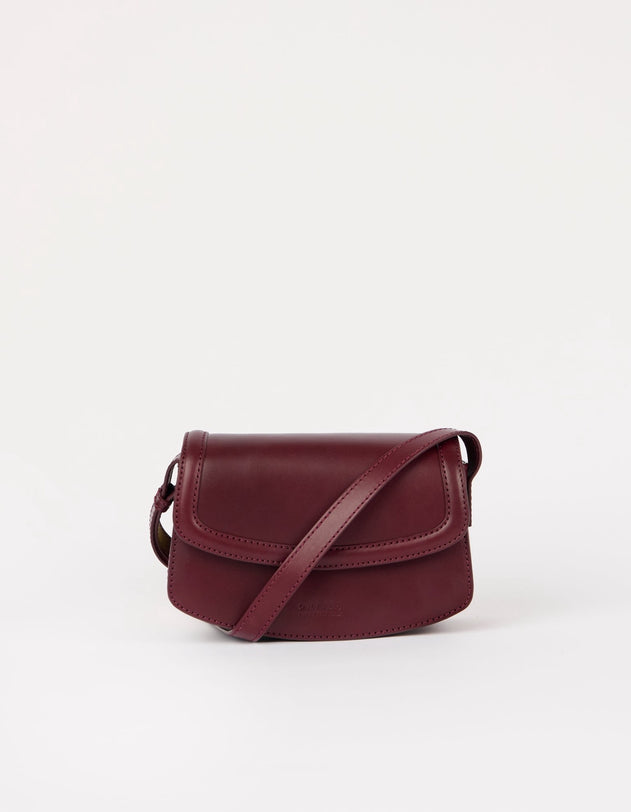 Kendalini Bag Classic Leather Dark Cherry