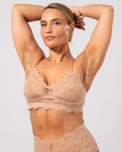 Lace Balconette Warm Nude