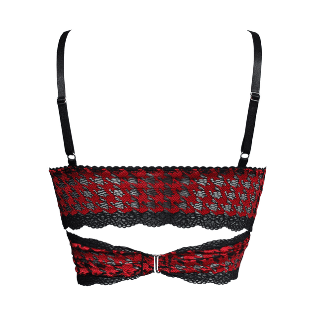 Dharma Bralette Red/Black