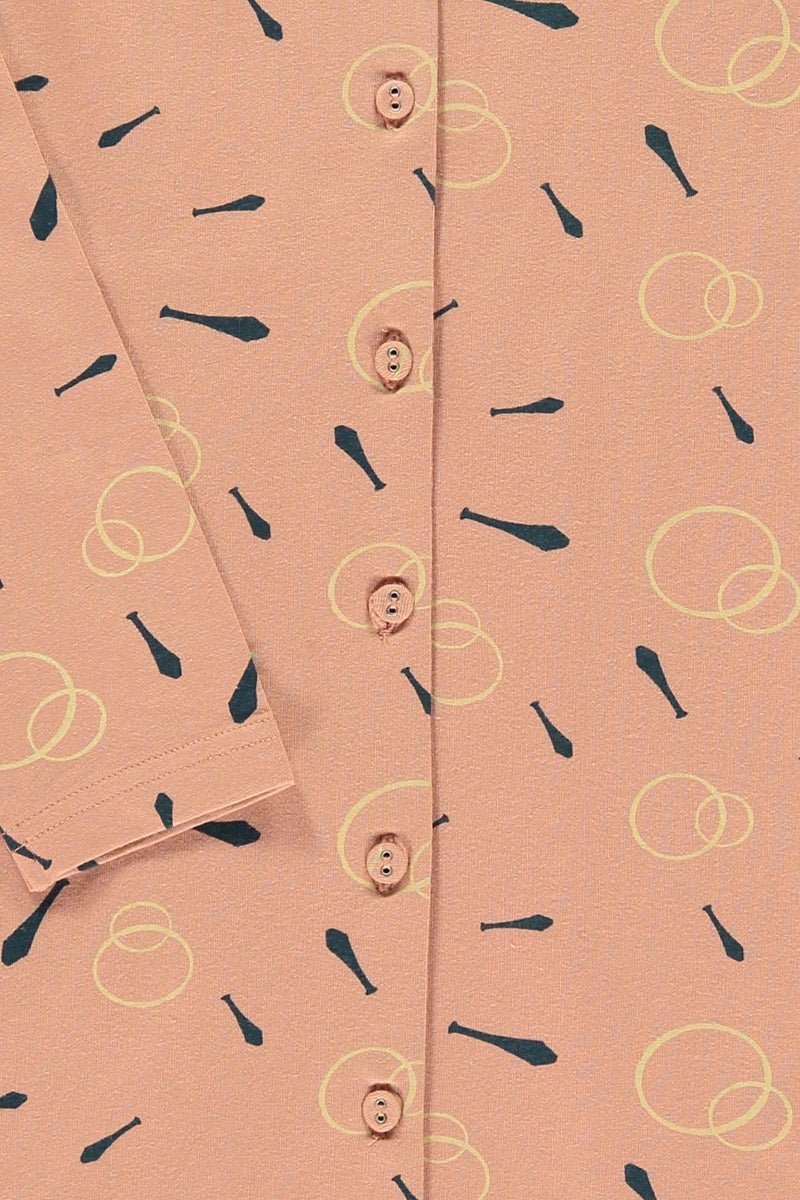 Kids' Shirt Dress Juggling Pink