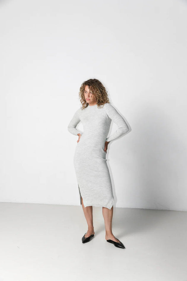 Knitted Dress Grey