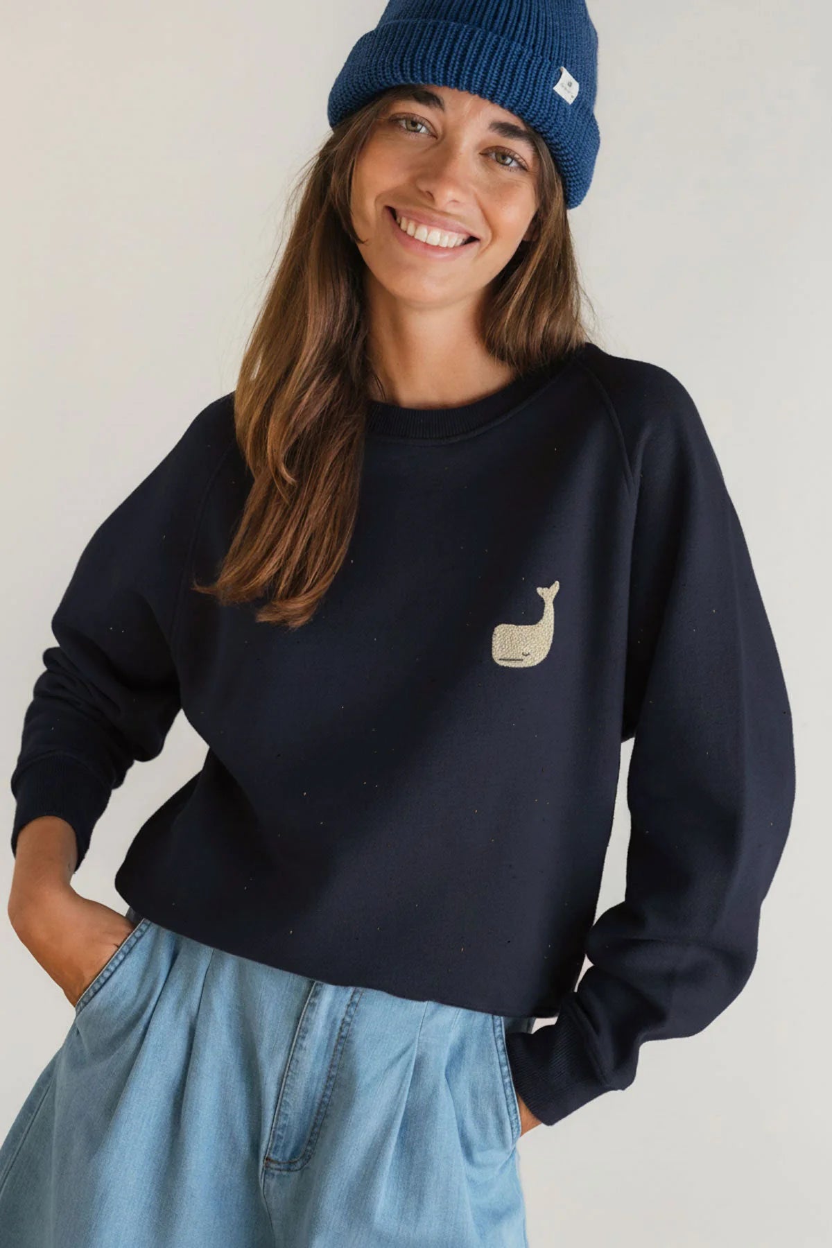 TWOTHIRDS Leskov Sweatshirt Navy Blue