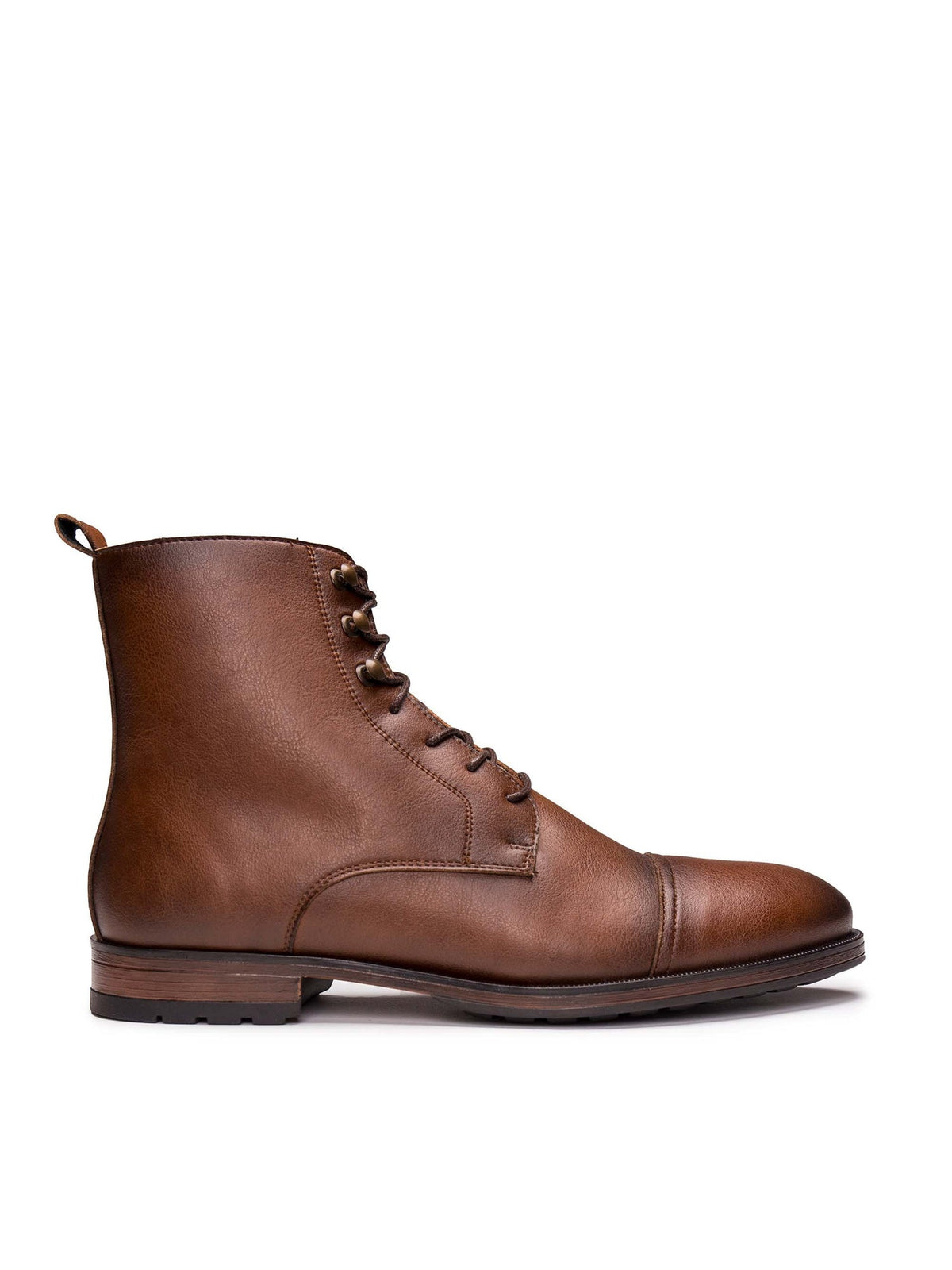 Lore Lace-Up Ankle Boots Brown