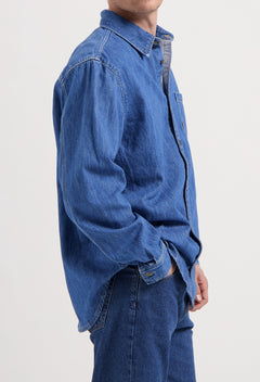 Chris Denim Shirt Medium Stone