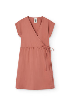 Hannia TENCEL™ Wrap Dress in Pink