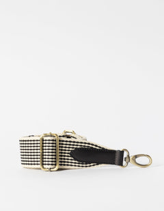 Laukunhihna Checkered Black