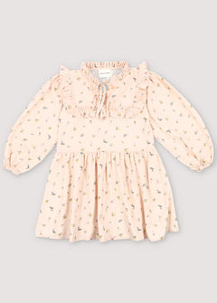 Kids' Camellia Dress Beige