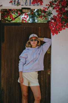 Trendsplant Organic Essential Oversized Hoodie Lavender