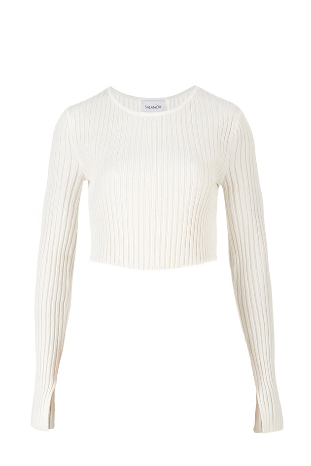 Brera Crop Top White