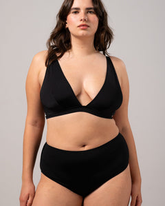 Highwaist Bikini Briefs Black