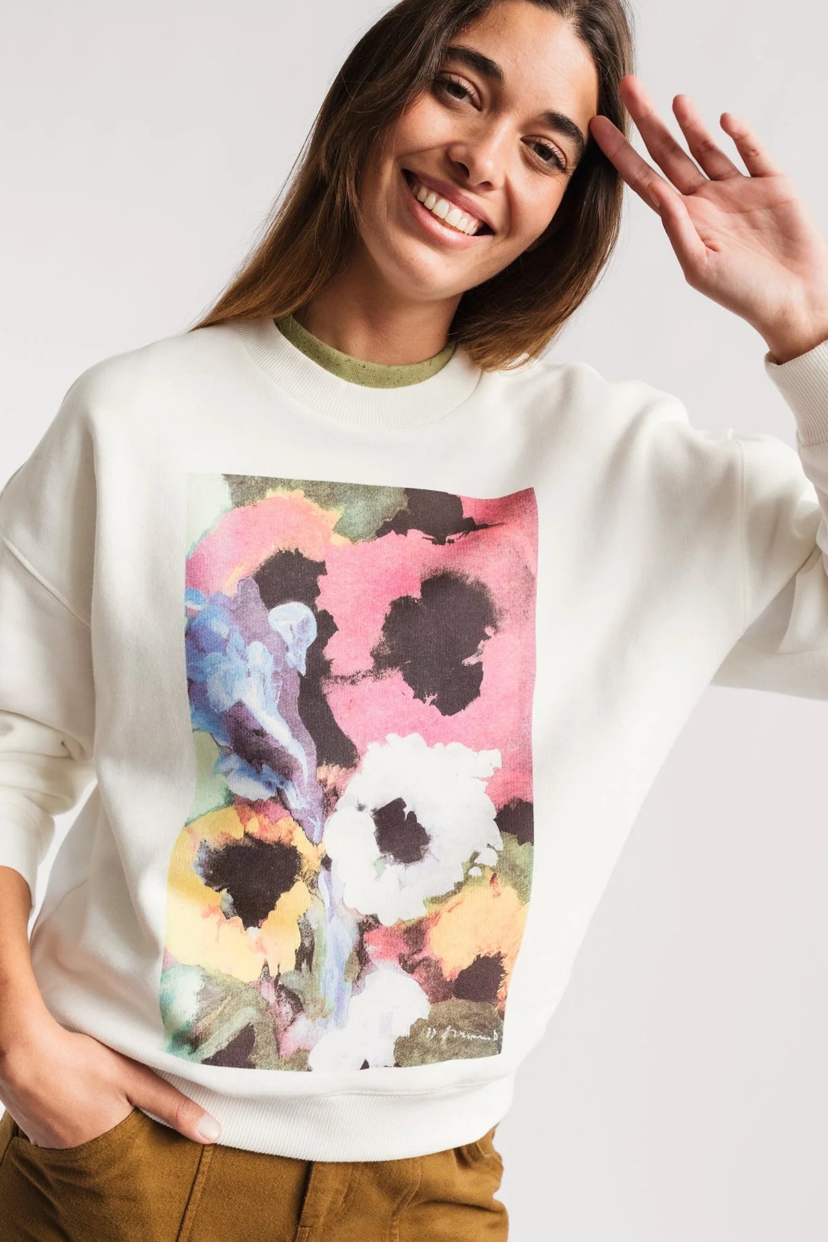 TWOTHIRDS Hagen Sweatshirt Ecru