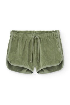 Kid's Huali Terry Shorts Green