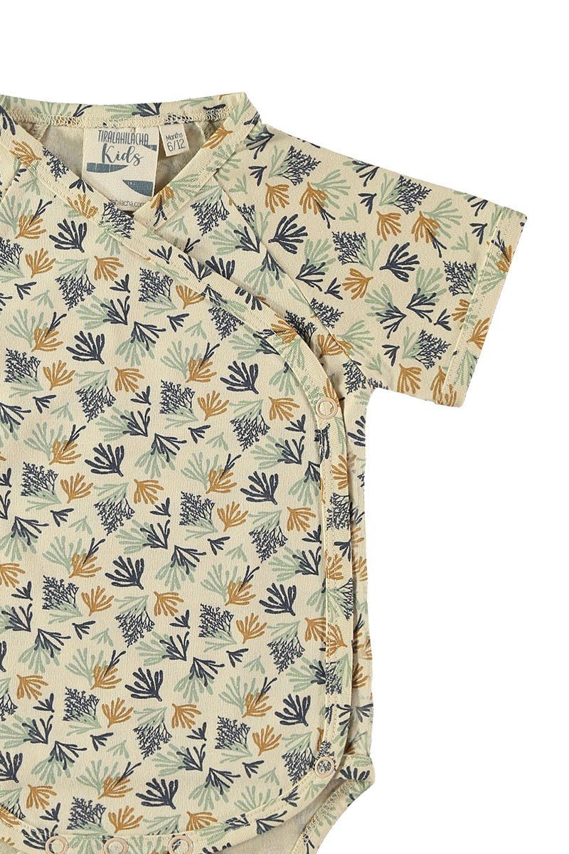 Baby's Enar Bodysuit Coral Beige