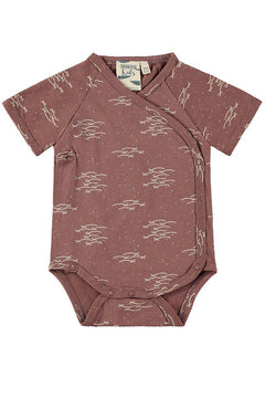 Baby's Enar Bodysuit Fish Mauve