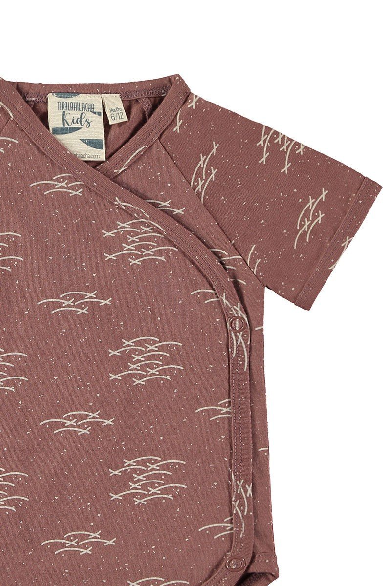 Baby's Enar Bodysuit Fish Mauve