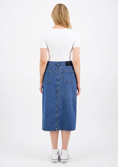 Ellen Denim Skirt Medium Blue