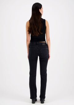 Emily Straight fit High Waist Jeans Dark Grey